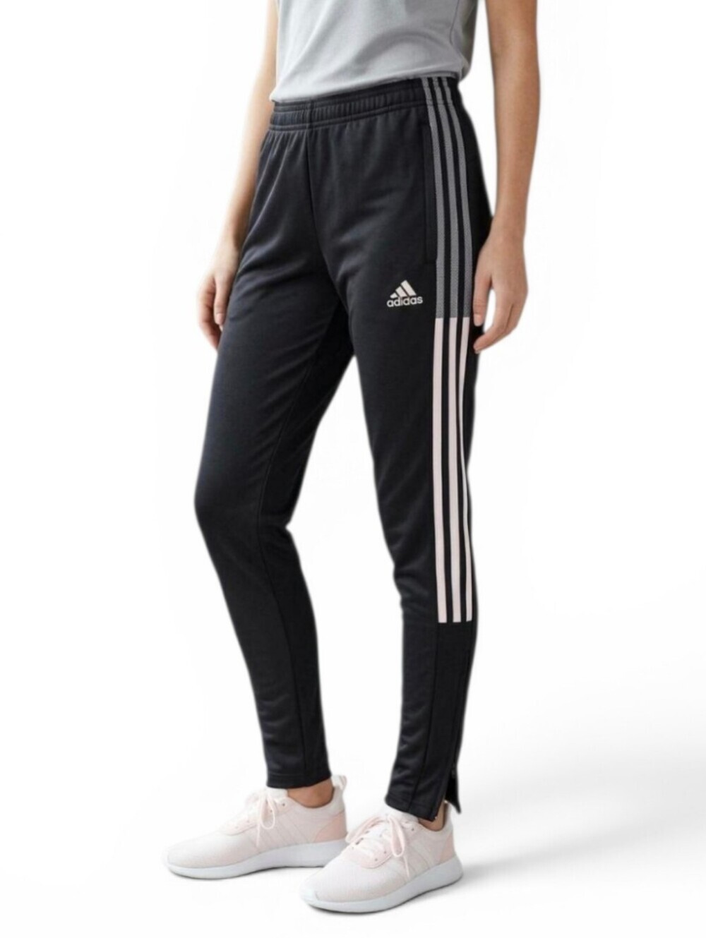 Adidas Tiro 21 Track Pants Women’s XS Black White Soccer Tapered NWT